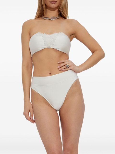 Cult Gaia high-waisted bikini bottoms - White
