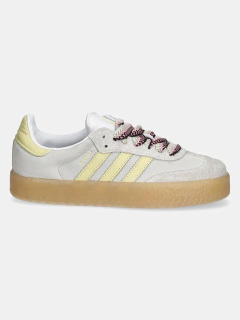 adidas Originals sneakersy skórzane Sambae W kolor szary JI2739 - zdjęcie produktu nr 2