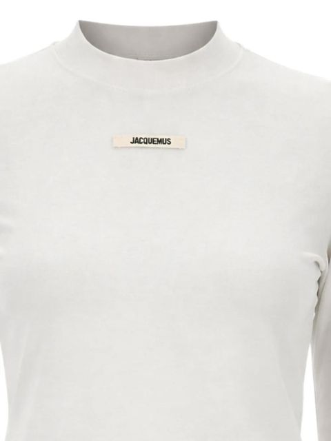 Jacquemus mock-neck long-sleeve top - White - zdjęcie produktu nr 2
