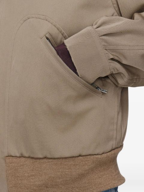 Maison Margiela virgin-wool bomber jacket - Neutrals