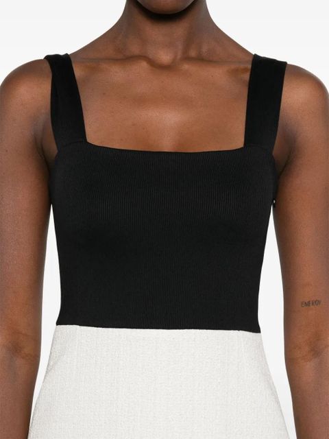 Maje tweed dress and jacket set - White