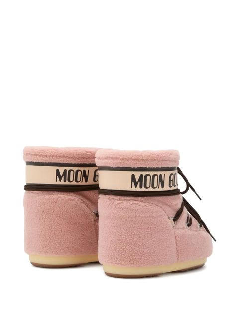Moon Boot shearling snow boots - Pink