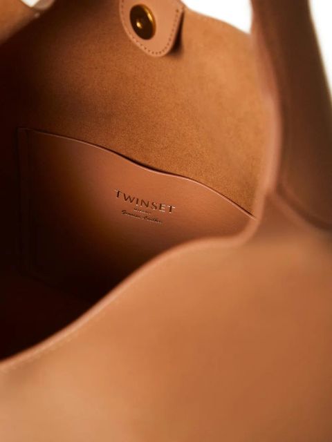 TWINSET leather shoulder bag - Neutrals