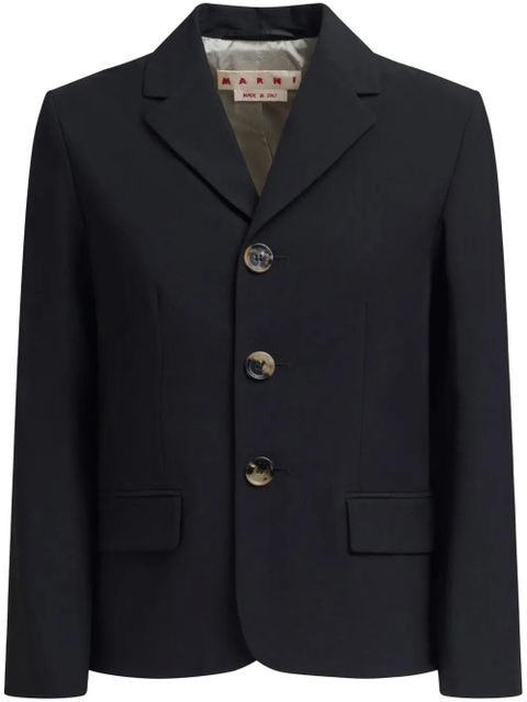Marni virgin wool blazer - Black - zdjęcie produktu nr 1