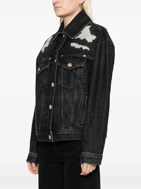 Versace cotton denim jacket - Black