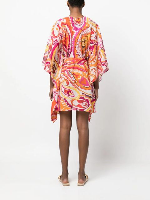 TWINSET floral-print belted-waist dress - Pink