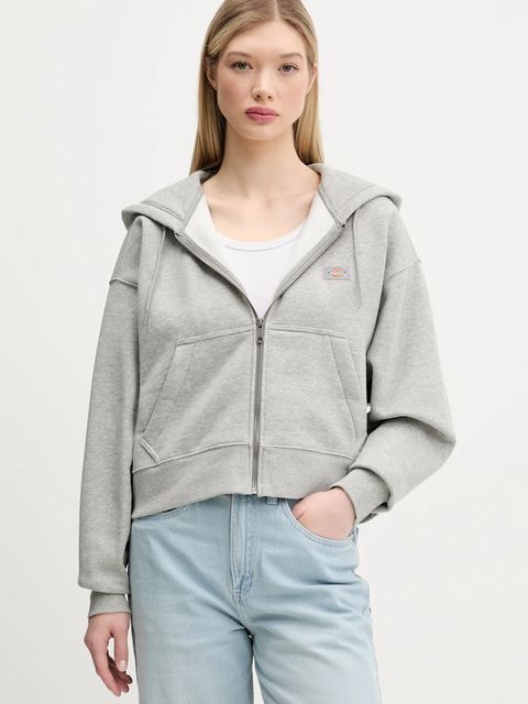 Dickies bluza damska kolor szary z kapturem melanżowa DK0A4Y1ZHG01 - zdjęcie produktu nr 1