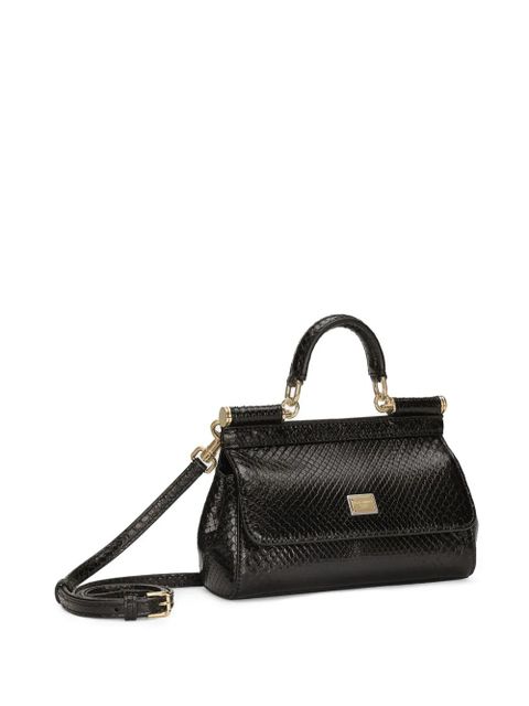 Dolce & Gabbana small Sicily leather handbag - Black - zdjęcie produktu nr 2