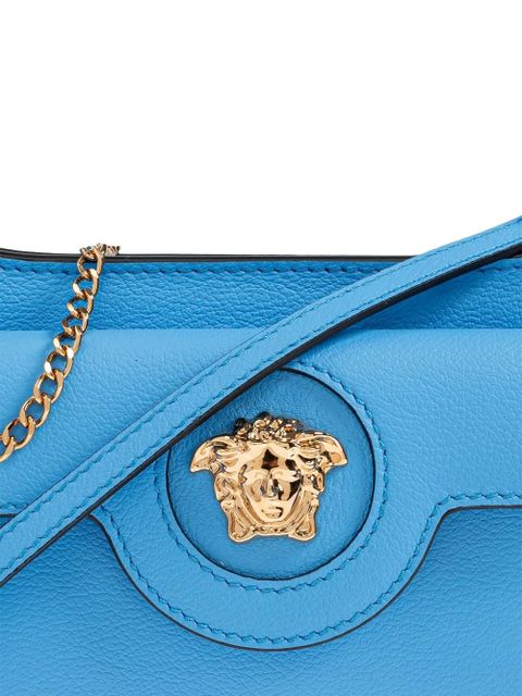 Versace mini La Medusa chain shoulder bag - Blue