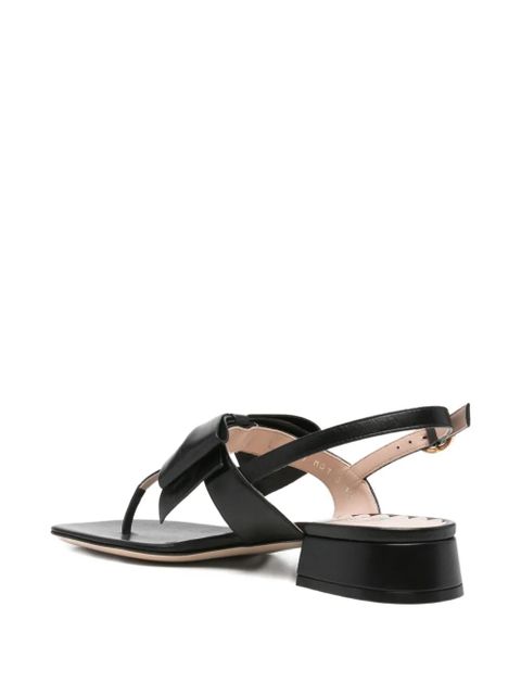 Valentino Garavani bow-embellished sandals - Black