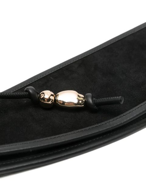 ZIMMERMANN eyelet beaded belt - Black