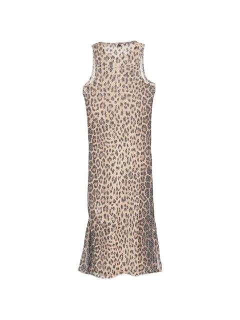 Moschino leopard-print midi dress - Neutrals - zdjęcie produktu nr 2