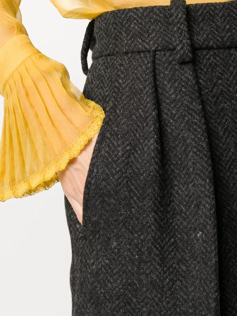 Valentino Garavani tailored herringbone trousers - Grey - zdjęcie produktu nr 2