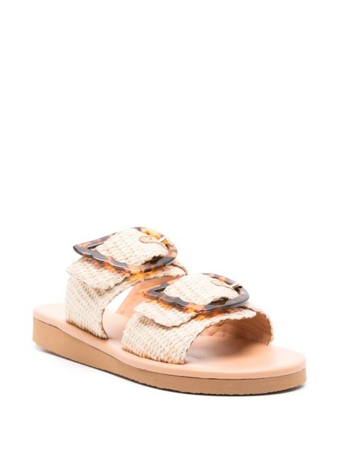 Ancient Greek Sandals Iaso straw sandals - Neutrals - zdjęcie produktu nr 2