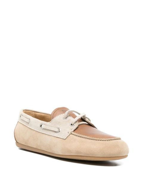 Miu Miu suede boat shoes - Neutrals - zdjęcie produktu nr 2