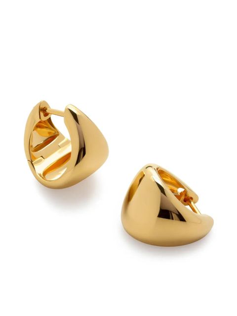 Monica Vinader small tapered hoop earrings - Gold - zdjęcie produktu nr 1