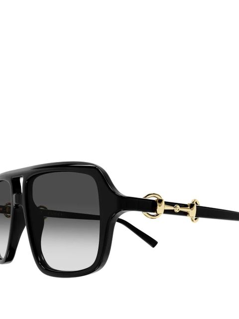 Gucci Eyewear Navigator-frame sunglasses - Black