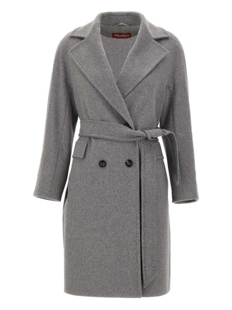 Max Mara Astro belted double-breasted coat - Grey - zdjęcie produktu nr 1