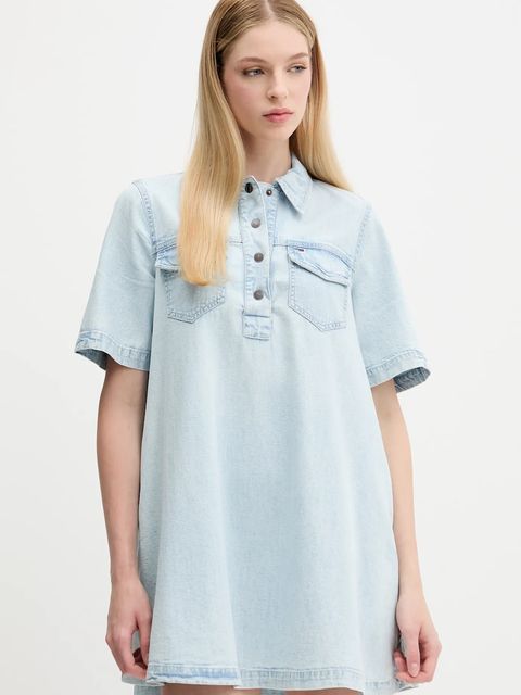 Tommy Jeans sukienka jeansowa - zdjęcie produktu nr 1