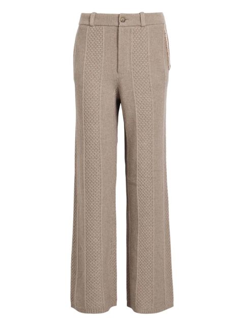Guest In Residence textured trousers - Neutrals - zdjęcie produktu nr 1