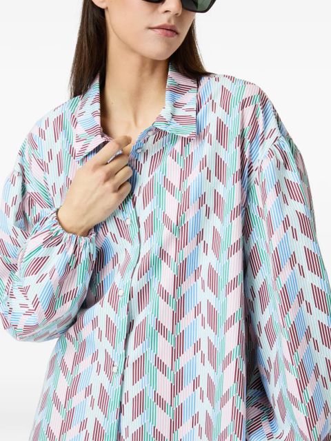 Missoni chevron-pattern shirt - White - zdjęcie produktu nr 2