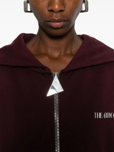 The Attico zip-up hoodie - Purple