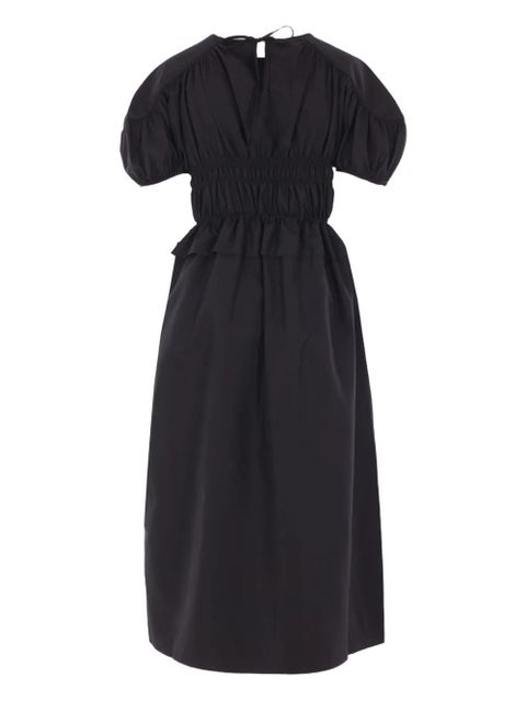 Cecilie Bahnsen smocked midi dress - Black - zdjęcie produktu nr 2