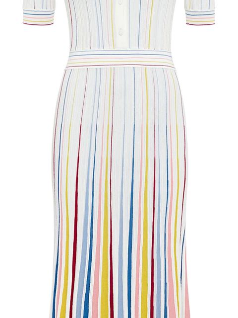 Gabriela Hearst striped shirtdress - White - zdjęcie produktu nr 2