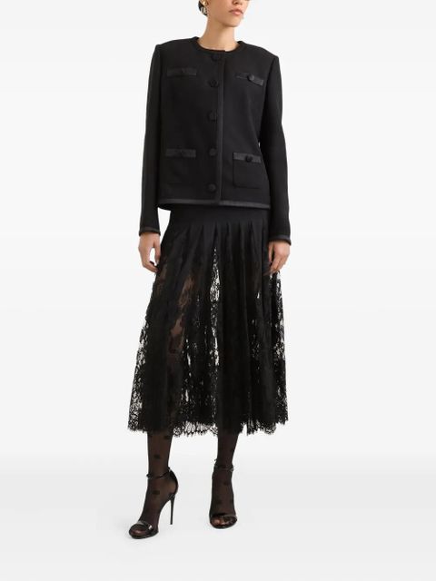 Dolce & Gabbana button-fastening jacket - Black