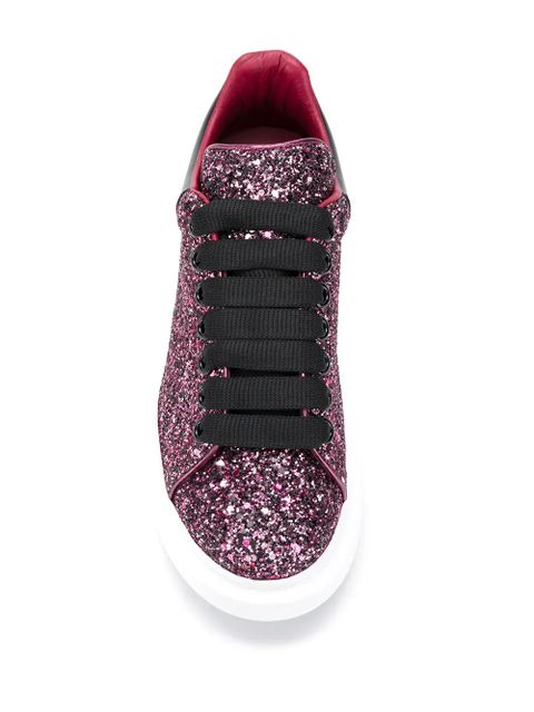 Alexander McQueen sequinned Runway sneakers - Pink