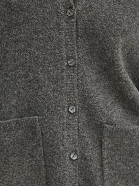 Abercrombie & Fitch kardigan z domieszką wełny kolor szary KI150-4223