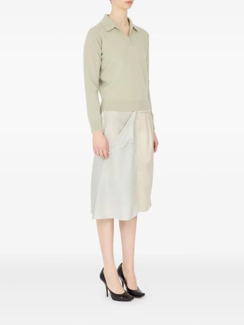 Maison Margiela polo-collar jumper - Neutrals - zdjęcie produktu nr 2