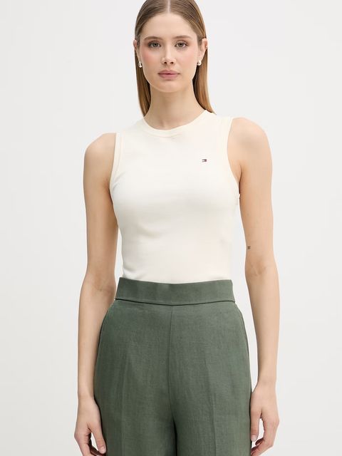 Tommy Hilfiger top damski bawełniany - zdjęcie produktu nr 2