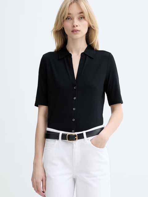 Marc O'Polo koszula damska z wiskozą - zdjęcie produktu nr 1