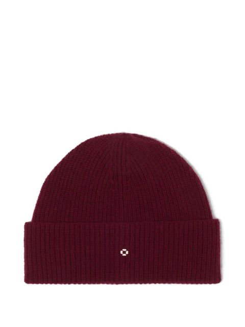 Maje ribbed embellished beanie hat - Red - zdjęcie produktu nr 1