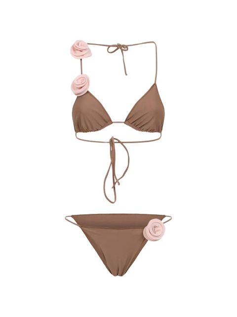 La Reveche floral-appliqué bikini - Neutrals - zdjęcie produktu nr 1