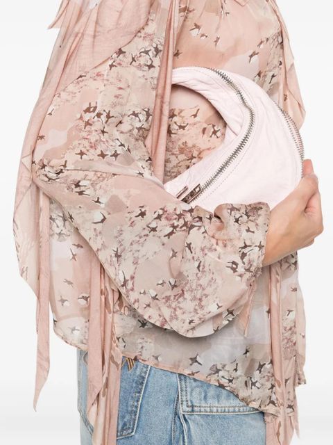 Diesel ruffled printed blouse - Brown