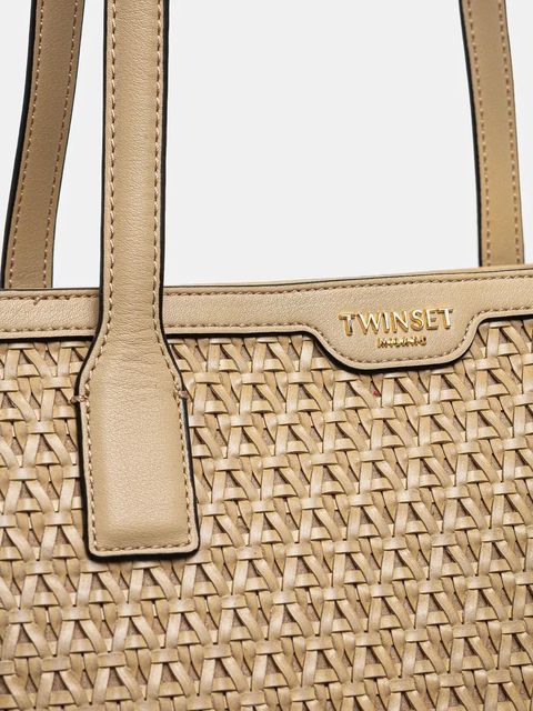 Twinset torebka kolor brązowy 251TD8040