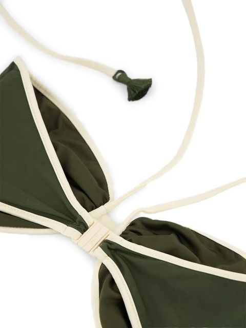 Johanna Ortiz Yacumama bikini top - Green