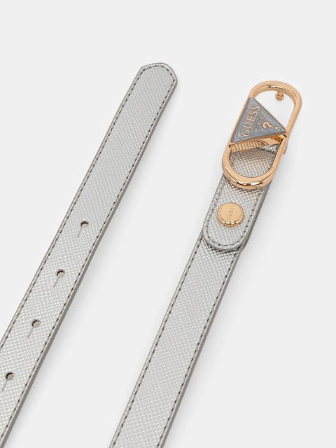 Guess pasek SERENOVA damski kolor srebrny BW9270 P5320 - zdjęcie produktu nr 2