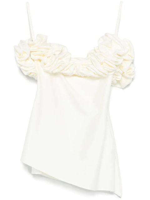 Coperni ruffled top - White - zdjęcie produktu nr 1