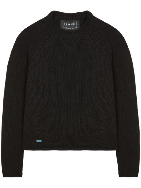 Alanui cashmere-cotton jumper - Black - zdjęcie produktu nr 1