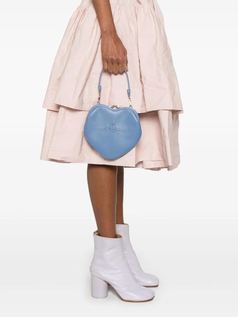 Vivienne Westwood Belle Heart Frame clutch bag - Blue