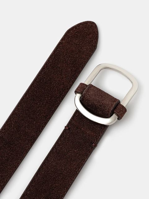 Answear.LAB pasek zamszowy damski kolor brązowy - zdjęcie produktu nr 2