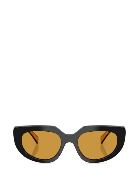 Prada Eyewear geometric-frame sunglasses - Black - zdjęcie produktu nr 1