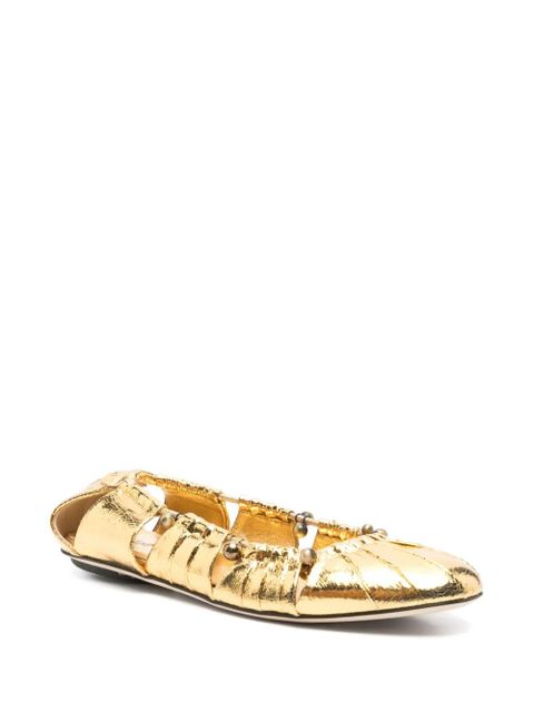 Chloé Luna ballet flats - Gold - zdjęcie produktu nr 2