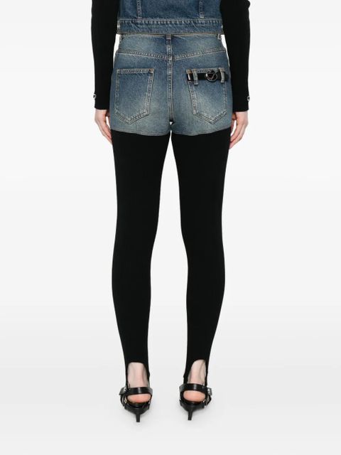 Coperni Hybrid ribbed denim jeans - Blue