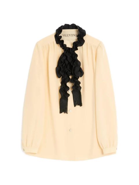 Valentino Garavani Crepe de Chine shirt - Neutrals - zdjęcie produktu nr 1