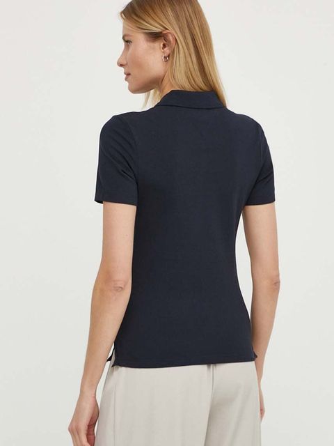 Tommy Hilfiger polo damski kolor granatowy WW0WW42047