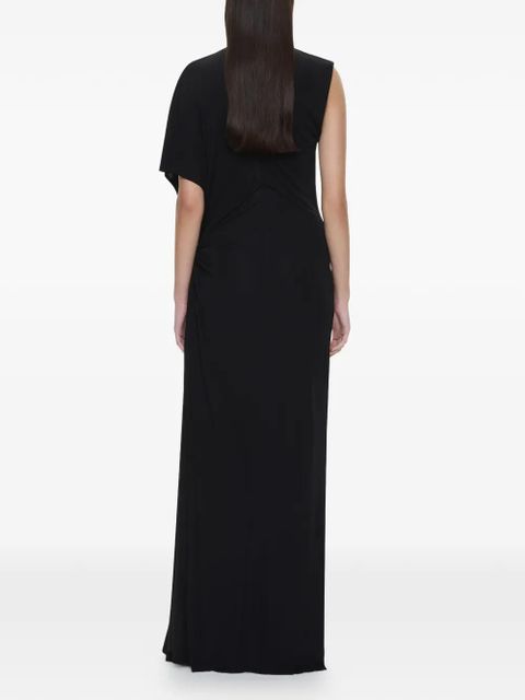Christopher Esber Bezel Quartz draped tank maxi dress - Black